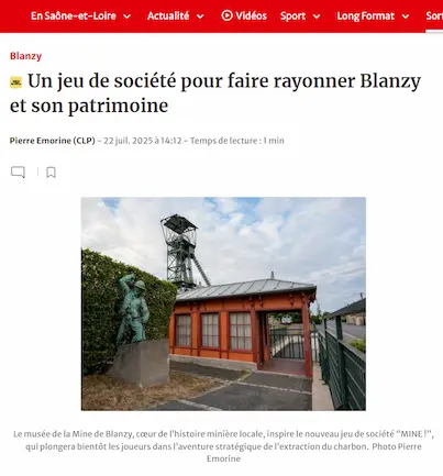 Tuiles de jeu Mine!