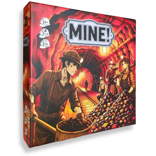 Boîte du jeu de société MINE!