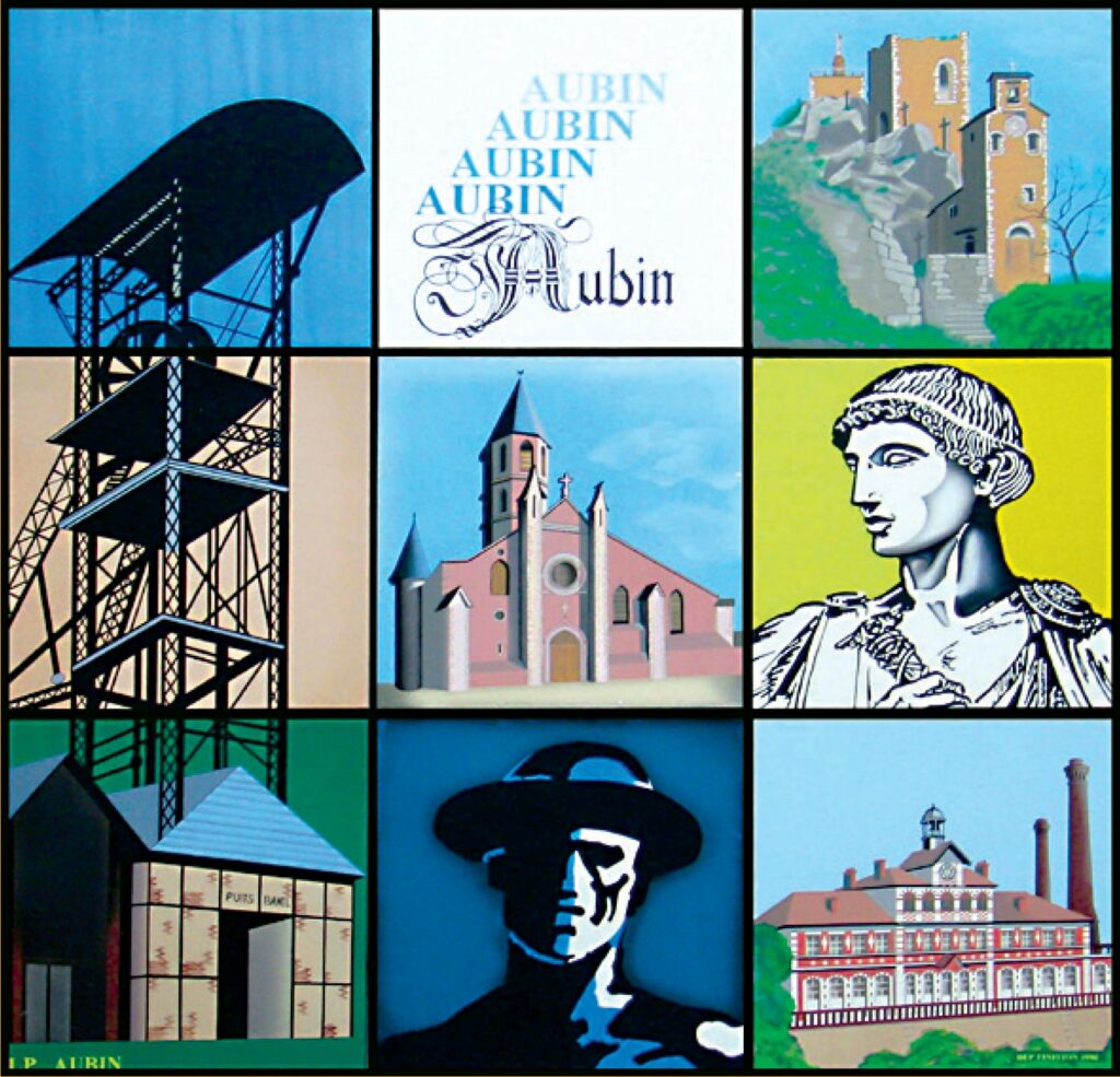 Jeu de société personnalisé pour la ville de Aubin